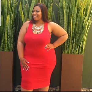 Curves by shopthebreed cotton midi 3X